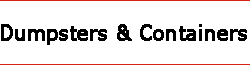 Gloucester County dumpsters, trash dumpster rentals, garbage roll off waste company banner2c